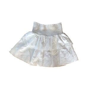 High Waist Ruffle Hem Skirt